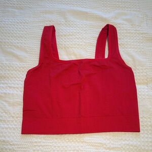 All in Motion Red Crop Top